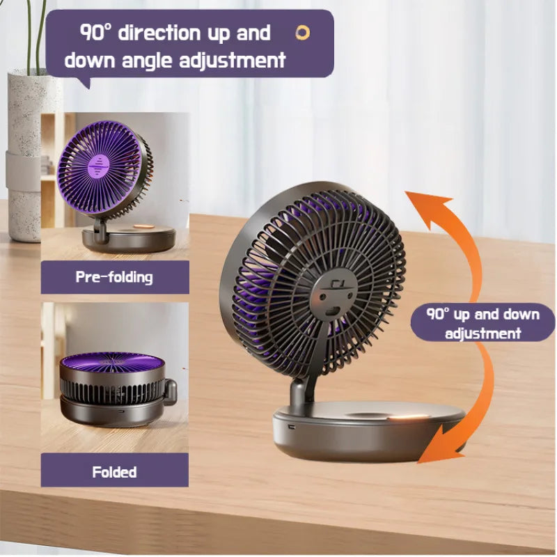 The Flux Mini: 4-in-1 Foldable Air Circulator