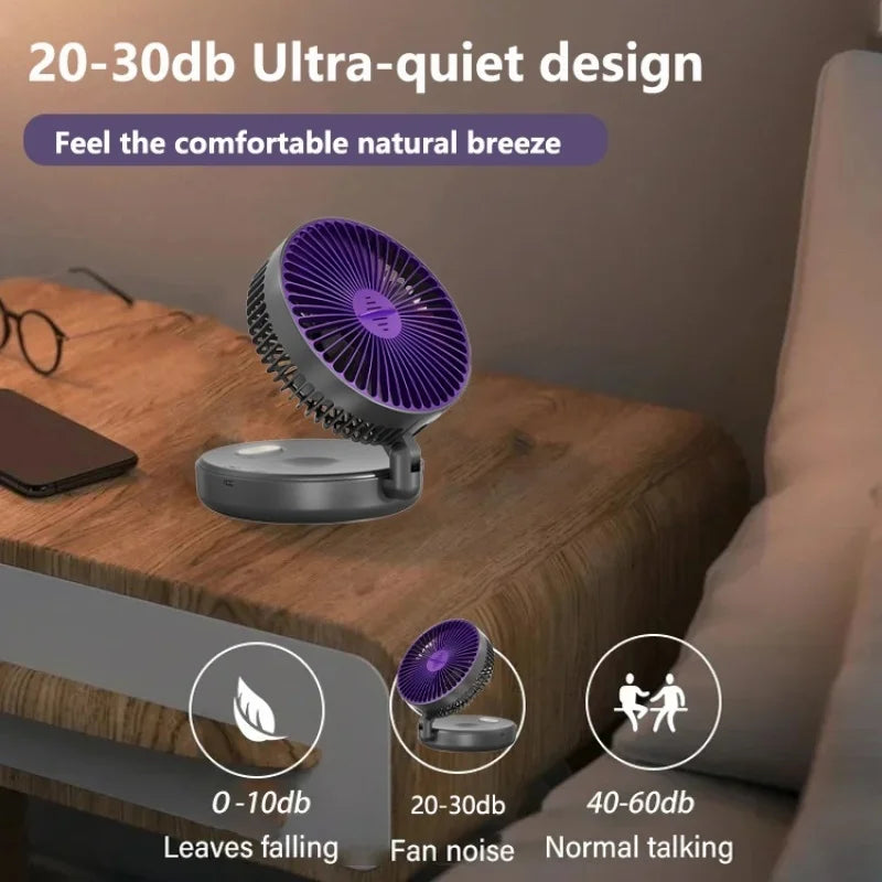 The Flux Mini: 4-in-1 Foldable Air Circulator