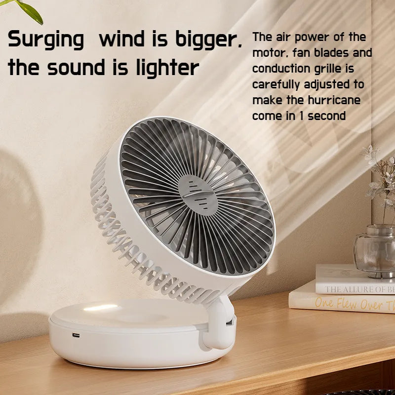 The Flux Mini: 4-in-1 Foldable Air Circulator